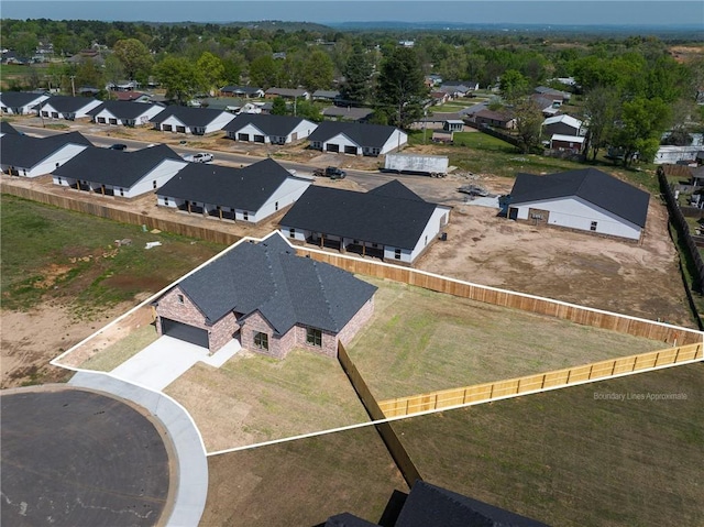 1900 Yellowstone Dr, Barling, AR 72923 - drone / aerial view featuring a residential view