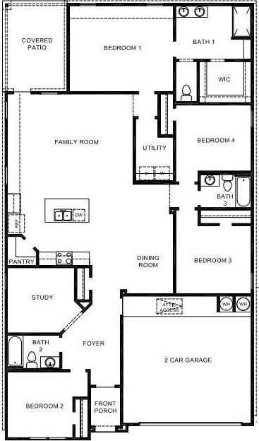 429 W Gosling Isle, Farmington, AR 72730 - plan