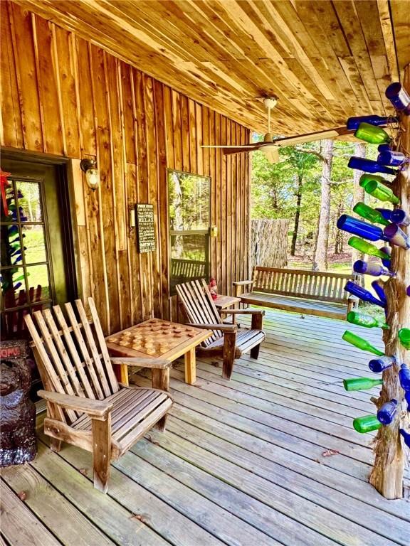 23045 Liberty Trl, Natural Dam, AR 72948 - view of unfurnished sunroom