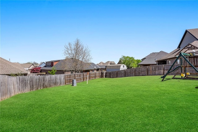 4502 SW Alfalfa Ave, Bentonville, AR 72713 - fenced backyard featuring a playground