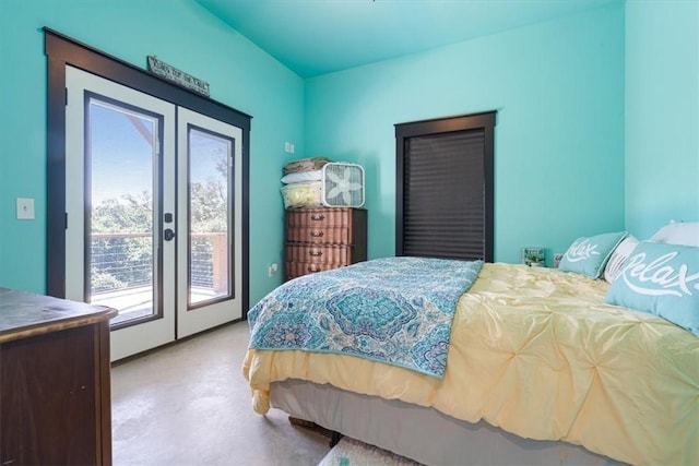 13936 Deepwater Dr, Garfield, AR 72732 - bedroom with carpet, access to exterior, and french doors