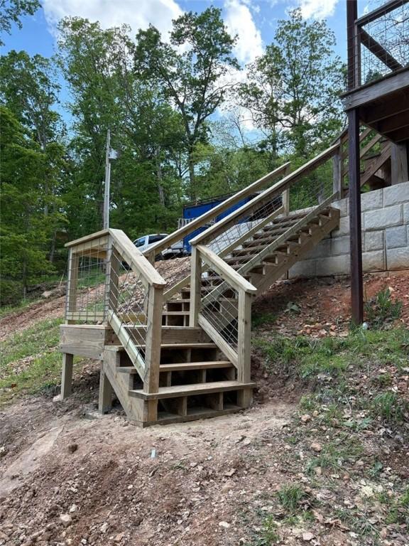 13936 Deepwater Dr, Garfield, AR 72732 - deck featuring stairs