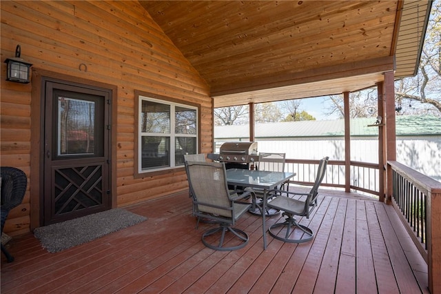 95951 Manns Dr, Gore, OK 74435 - sunroom with a wealth of natural light and outdoor dining area