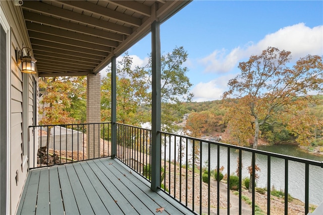 22 Cromarty Ln, Bella Vista, AR 72715 - balcony featuring a water view