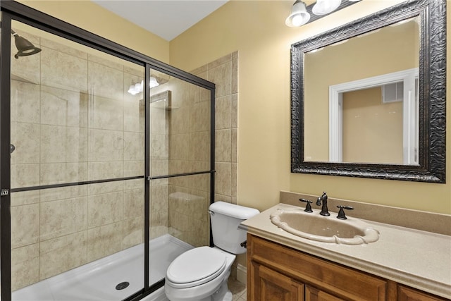 3902 NE Cadbury Ave, Bentonville, AR 72712 - bathroom with toilet, vanity, and a stall shower