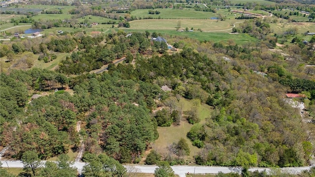 19584 Neills Bluff Rd, Springdale, AR 72764 - aerial view of property and surrounding area featuring a forest