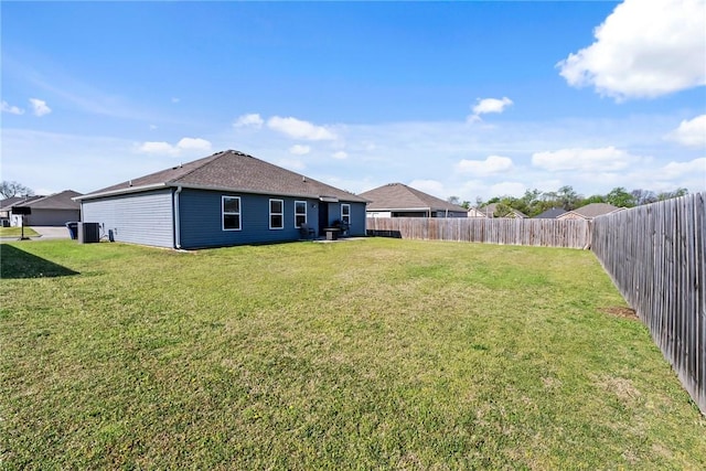 605 Fitchberg St, Siloam Springs, AR 72761 - view of yard with cooling unit and a fenced backyard