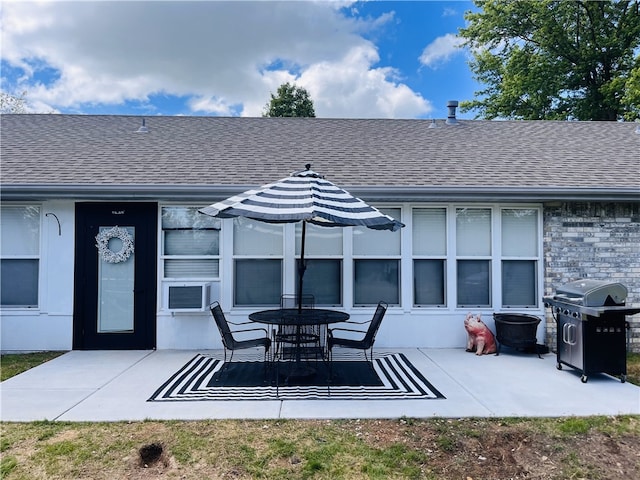 1626 Timberline Ave, Decatur, AR 72722 - view of patio / terrace featuring a grill and cooling unit
