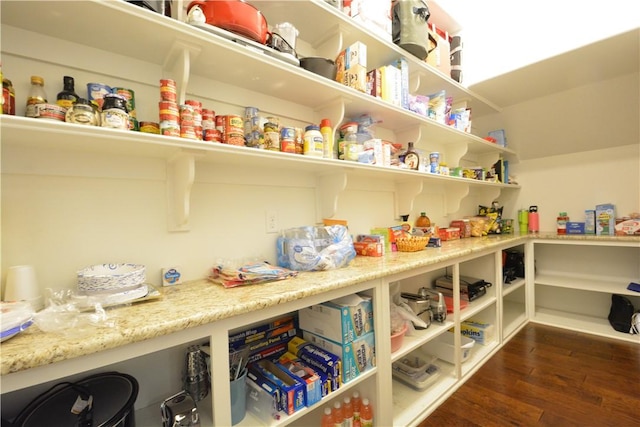 view of pantry