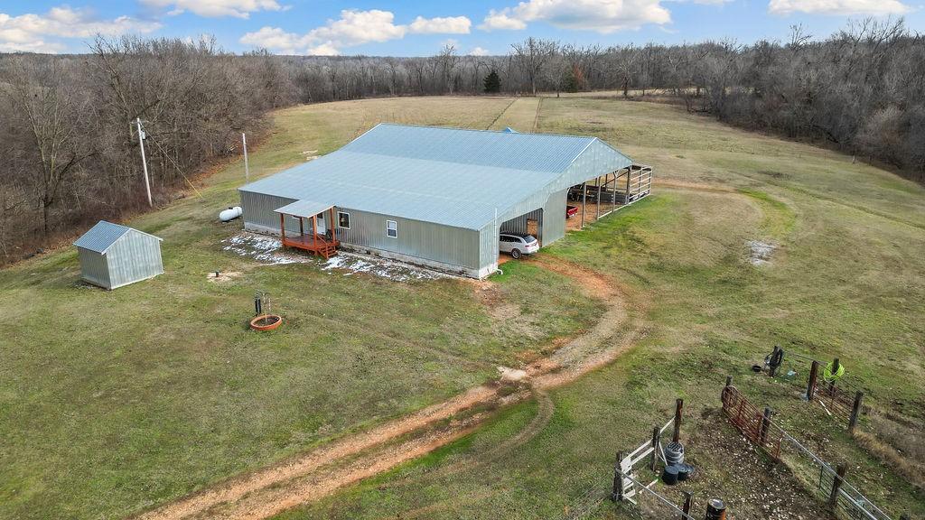 drone / aerial view