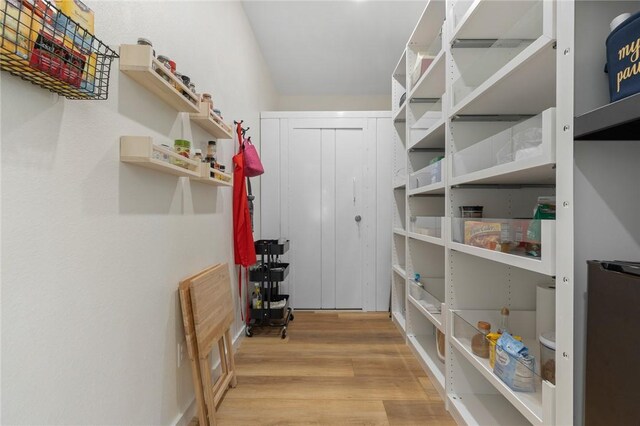 view of pantry