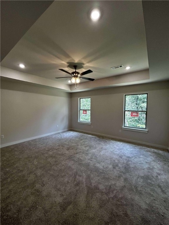 34 Brierfield Ln, Bella Vista, AR 72714 - empty room featuring carpet floors, recessed lighting, and ceiling fan