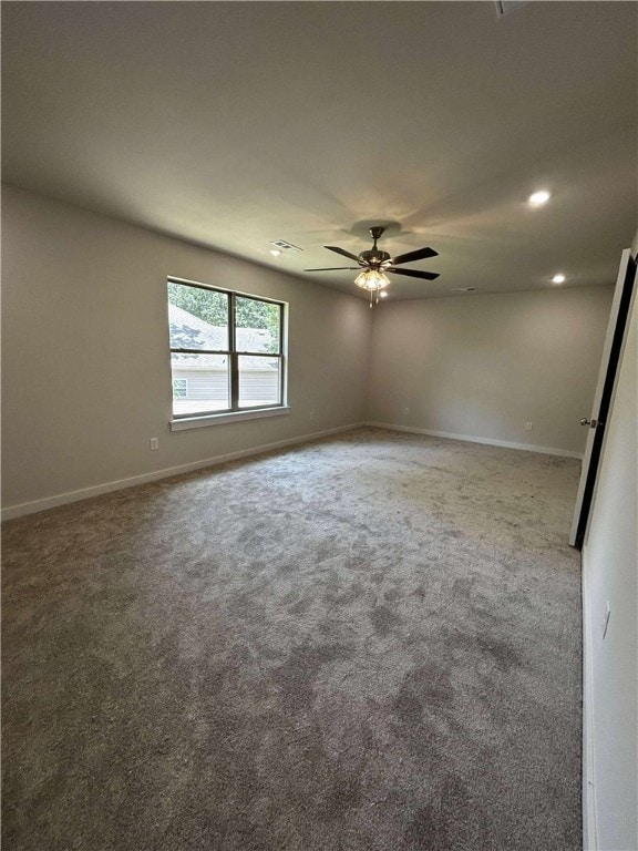 34 Brierfield Ln, Bella Vista, AR 72714 - spare room featuring carpet flooring and a ceiling fan