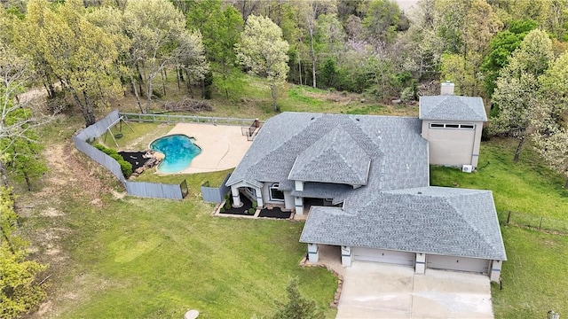 14689 Frisco Springs Rd, Lowell, AR 72745 - view of subject property with a pool