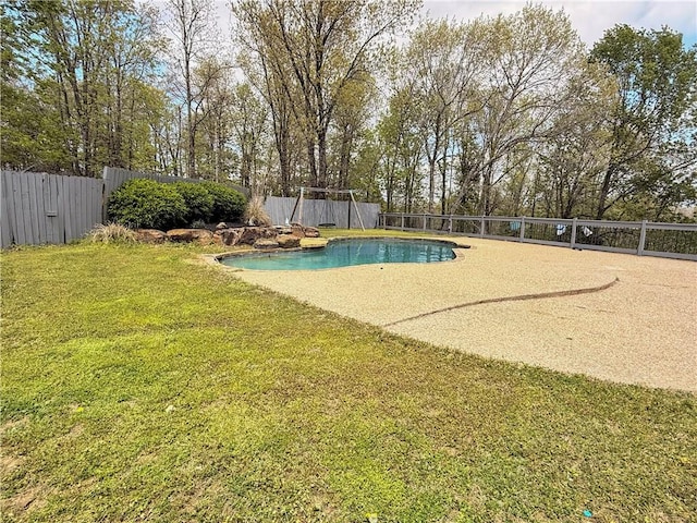 14689 Frisco Springs Rd, Lowell, AR 72745 - view of swimming pool featuring view of wooded area