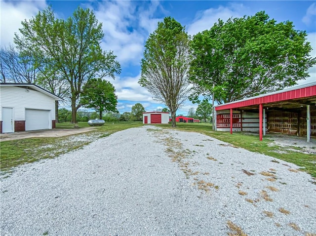 4802 Greenbriar Ln, Everton, AR 72633 - view of street with gravel driveway