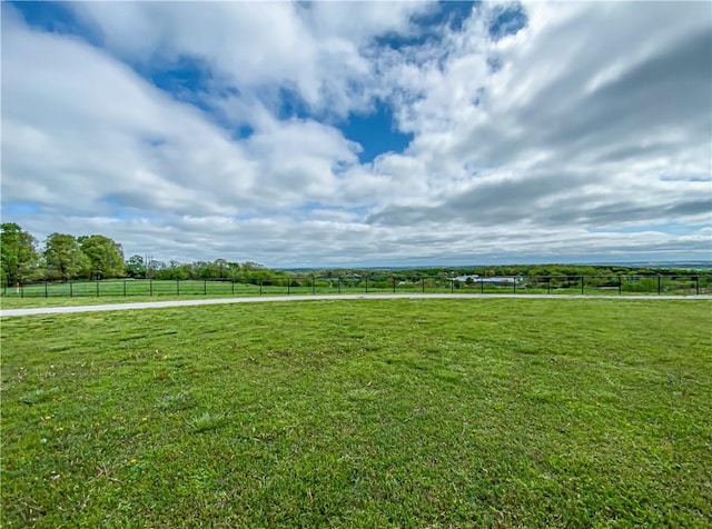 4802 Greenbriar Ln, Everton, AR 72633 - view of community featuring fence, a rural view, and a yard