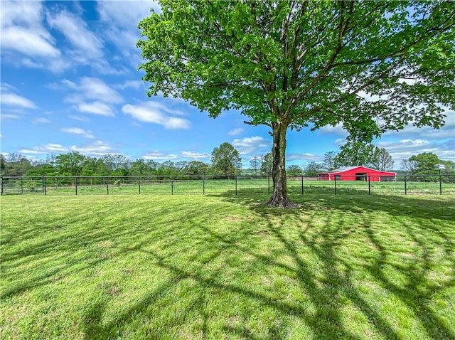 4802 Greenbriar Ln, Everton, AR 72633 - view of yard featuring fence and a rural view