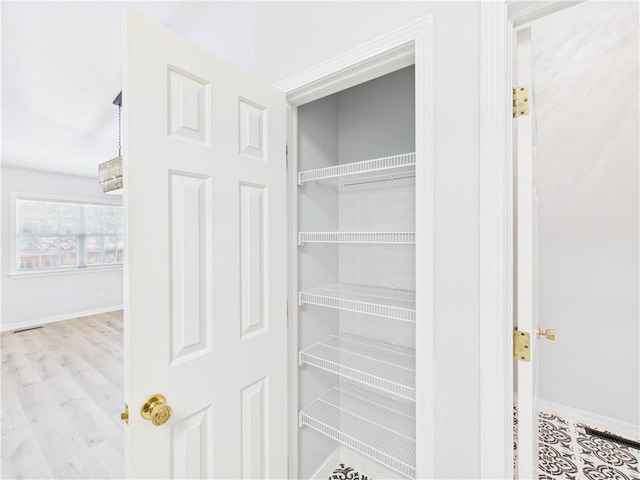 view of closet
