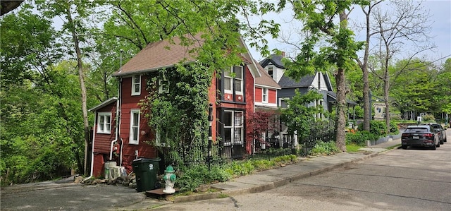 view of side of property