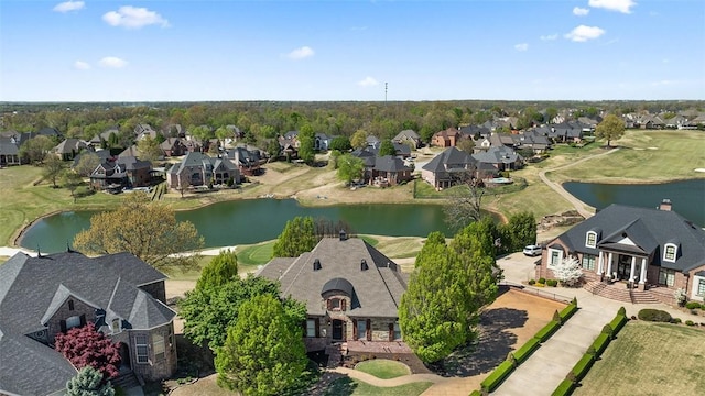 5309 S Promontory Ct, Rogers, AR 72758 - aerial perspective of suburban area featuring a large body of water