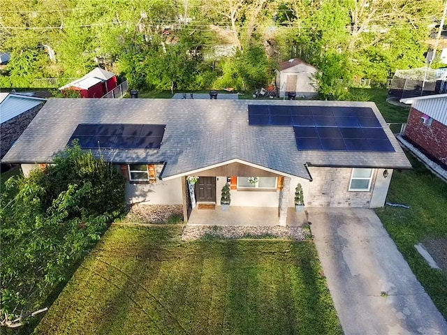 aerial view