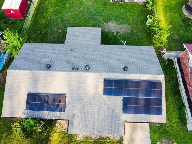 drone / aerial view