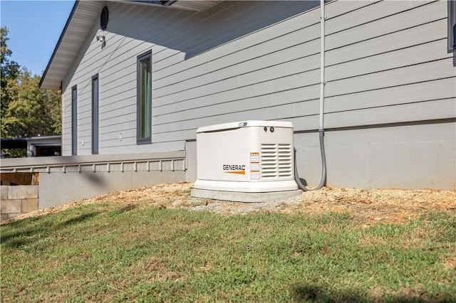 exterior details with a power unit