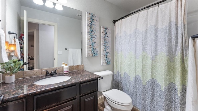 505 Blair Cir, Pea Ridge, AR 72751 - bathroom with toilet, visible vents, and vanity