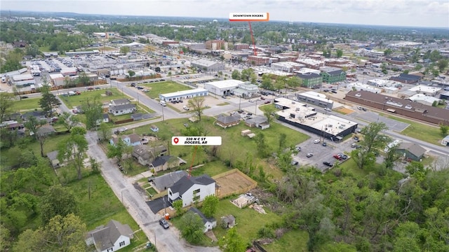 220 N C St, Rogers, AR 72756 - aerial view of property and surrounding area