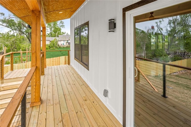 220 N C St, Rogers, AR 72756 - view of wooden terrace