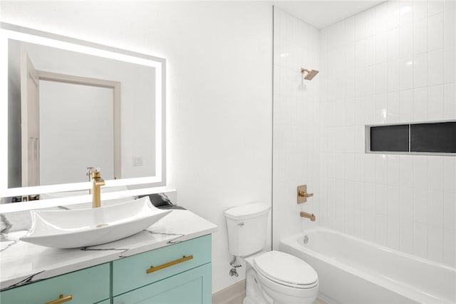 220 N C St, Rogers, AR 72756 - full bath with vanity, toilet, and shower / bathtub combination