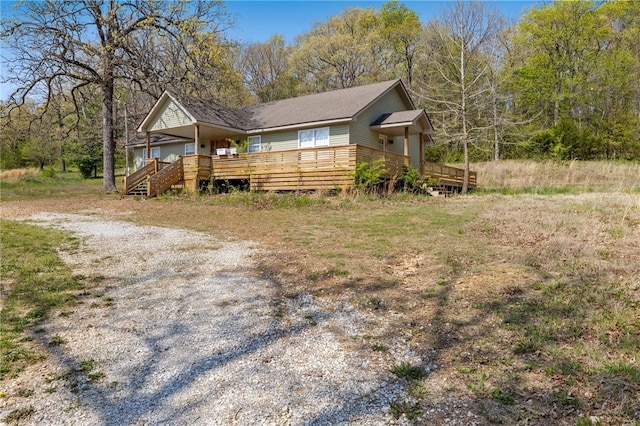 view of front of house