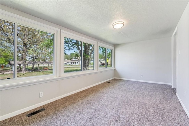 501 SE Main St, Gravette, AR 72736 - unfurnished room with carpet floors, visible vents, and plenty of natural light