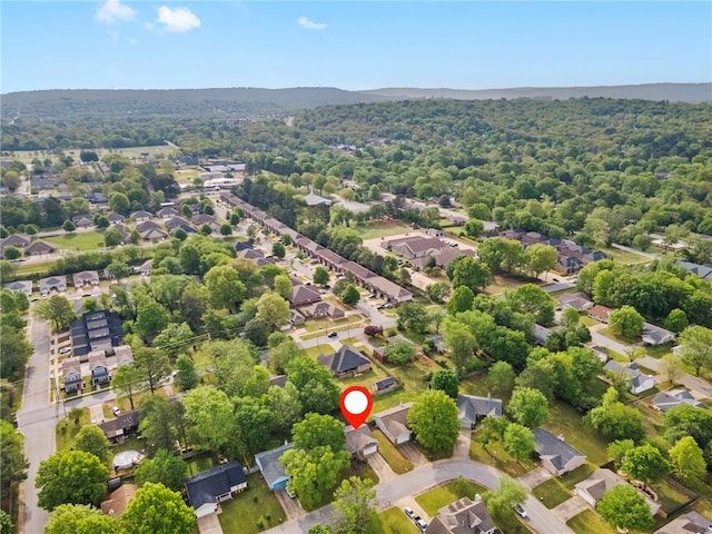 1600 N Stable Ave, Fayetteville, AR 72703 - drone / aerial view featuring a residential view