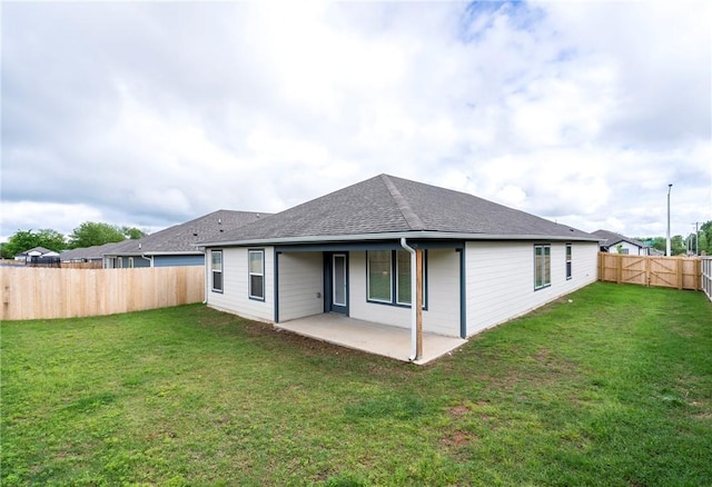 1300 Bates St, Gentry, AR 72734 - rear view of property featuring a patio and roof with shingles
