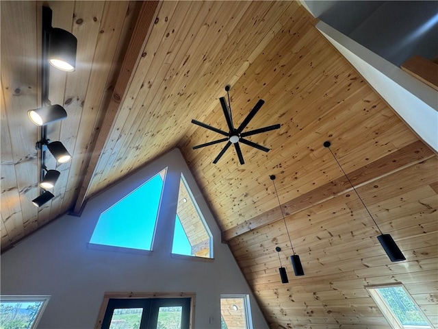 794 NC-3986, Jasper, AR 72641 - room details with a ceiling fan and wooden ceiling