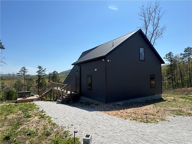 794 NC-3986, Jasper, AR 72641 - view of side of home with a deck
