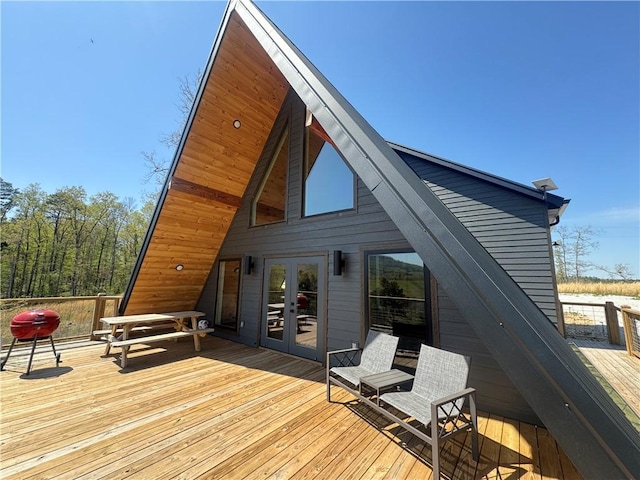 794 NC-3986, Jasper, AR 72641 - deck featuring french doors