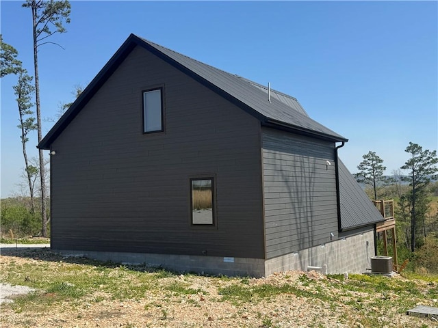 794 NC-3986, Jasper, AR 72641 - view of property exterior featuring central air condition unit