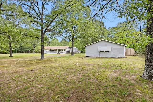 view of yard