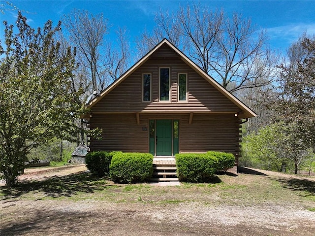 1010 Ashley Ln, Pea Ridge, AR 72751 - log-style house with log exterior