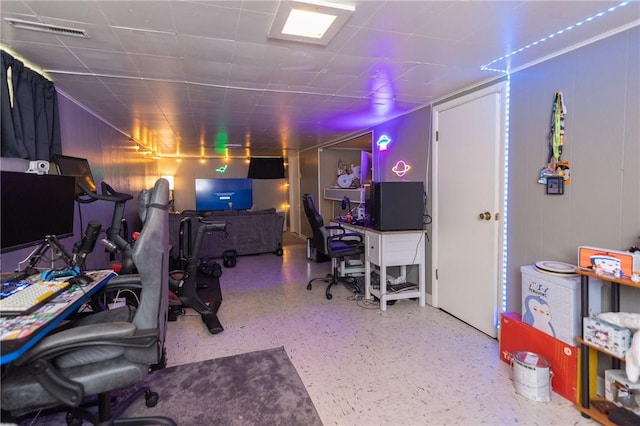 office space featuring visible vents