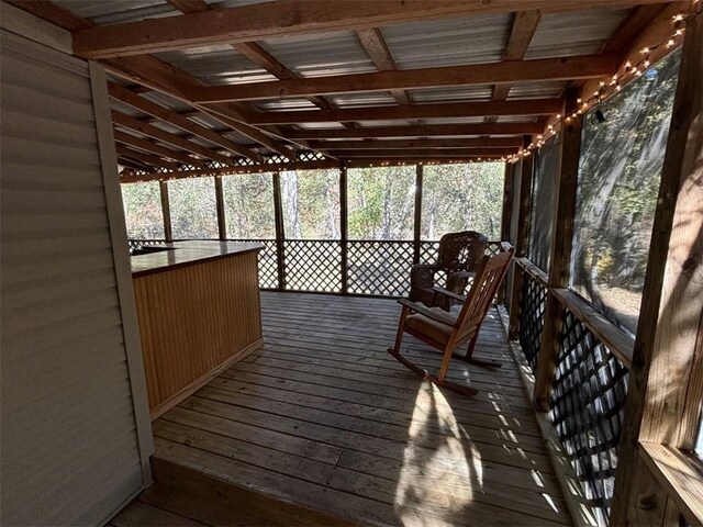 2525 Dustin Ln, Omaha, AR 72662 - sunroom / solarium featuring a healthy amount of sunlight