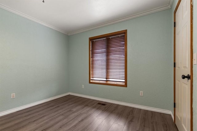 5 Sorbie Dr, Bella Vista, AR 72715 - spare room with dark wood-style floors and ornamental molding