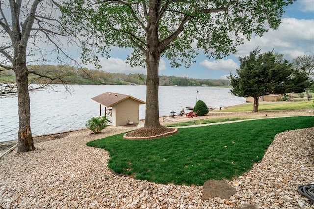 50 Churchill Dr, Bella Vista, AR 72715 - view of yard with a water view