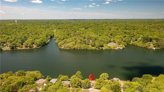 50 Churchill Dr, Bella Vista, AR 72715 - bird's eye view of a forest and a large body of water