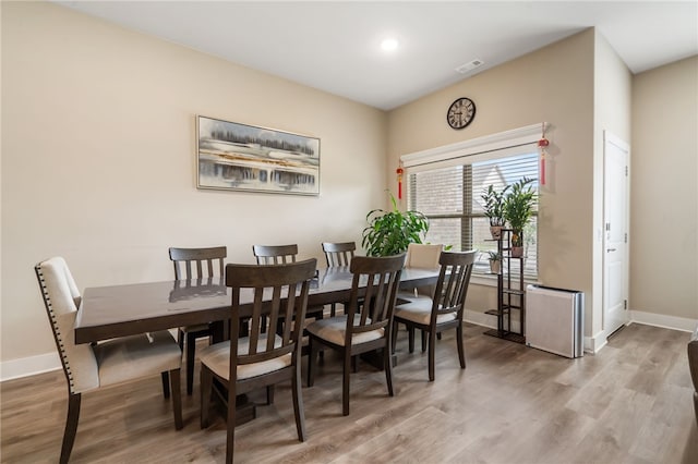 4311 SW Pawhuska St, Bentonville, AR 72713 - dining space featuring visible vents, recessed lighting, baseboards, and wood finished floors