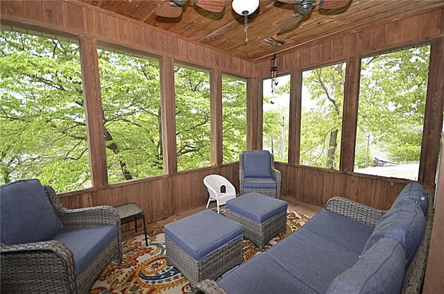 3 Evelynia Cir, Bella Vista, AR 72715 - sunroom / solarium featuring plenty of natural light and a ceiling fan