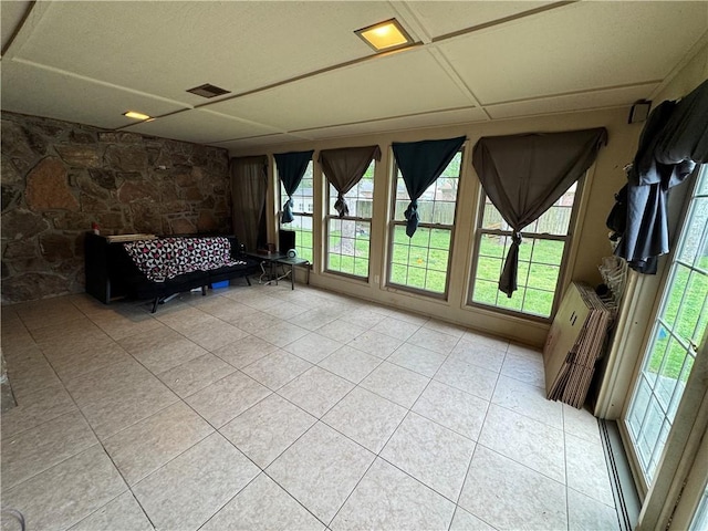 60 N Redwood Cir, Sallisaw, OK 74955 - interior space featuring light tile patterned flooring and visible vents